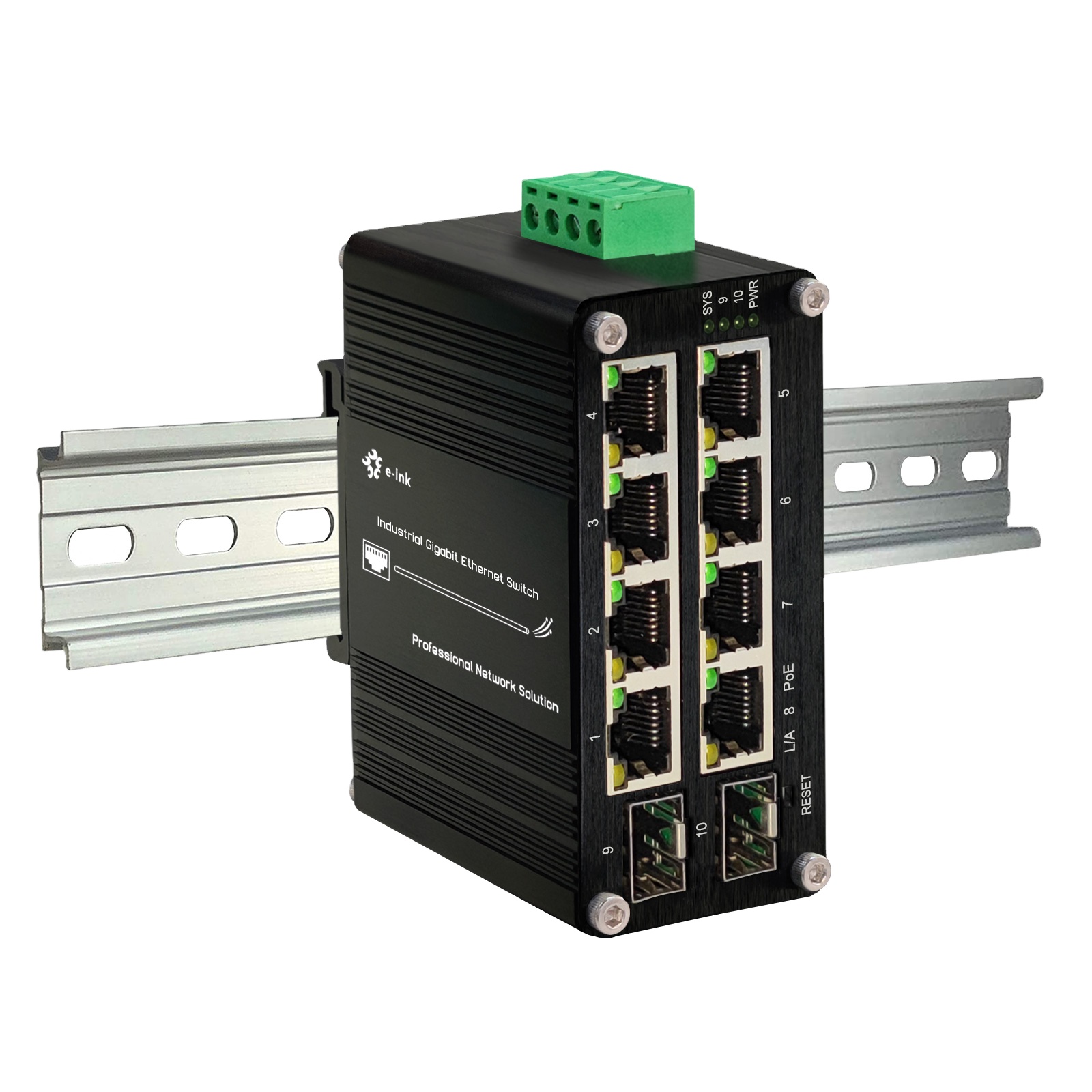 Managed Gigabit Poe Switch 8 Port 802.3At - Yönetilebilir PoE Switch 8 Port 10/100/1000T
