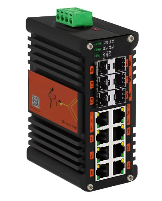 Managed Gigabit Poe Switch 8 Port 802.3At - Endüstriyel L2+ 8-Port Gigabit 802.3at PoE