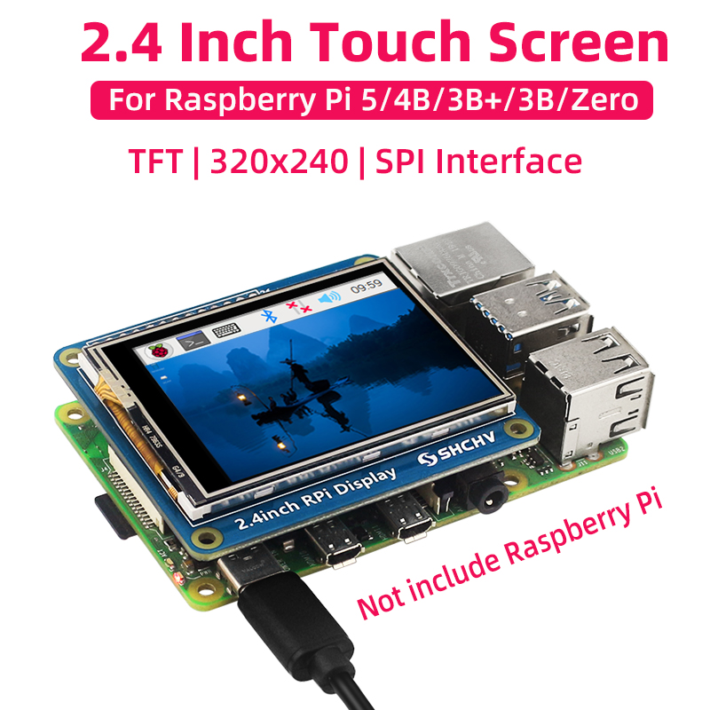 Turing Pi 2 - SHCHV 2.4 Inç Dokunmatik Ekran Raspberry