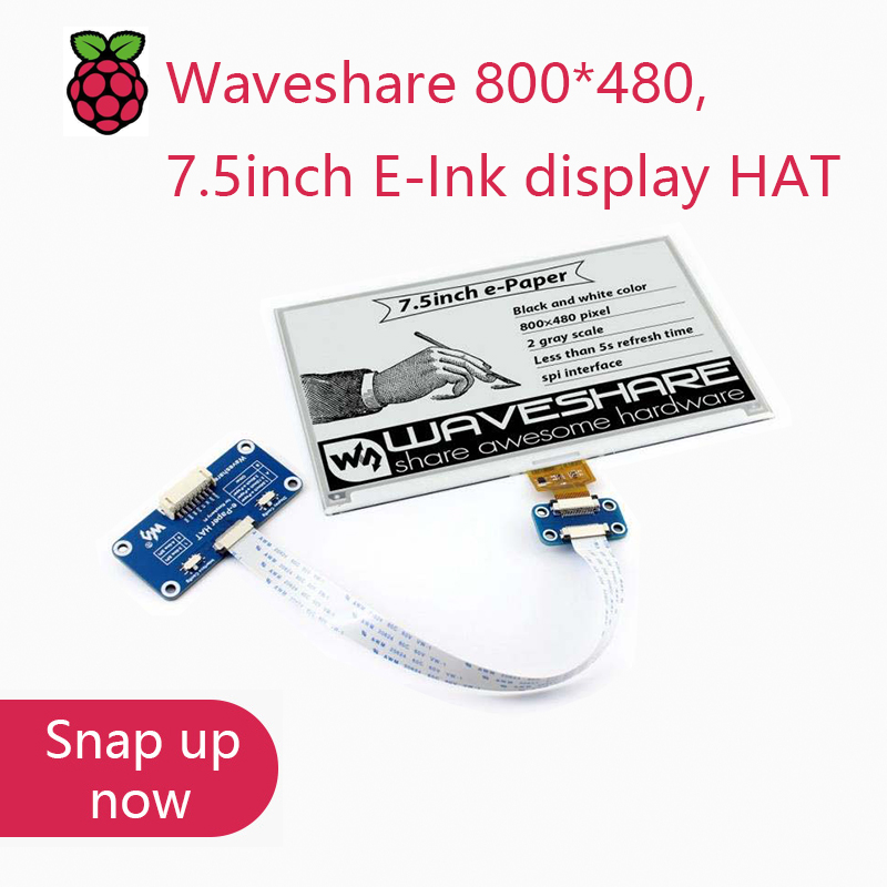 Turing Pi 2 - Waveshare 800*480,7.5 inç E-Ink Ekran HAT,