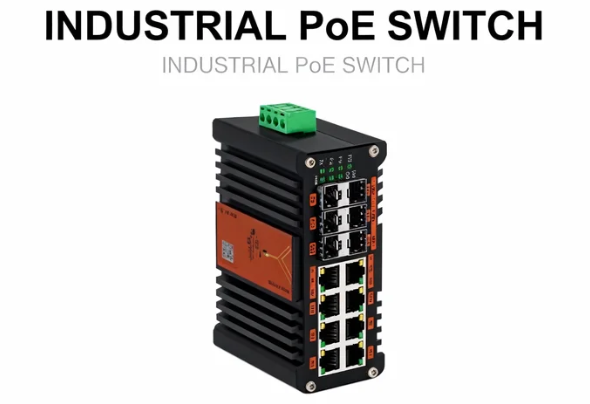 Managed Gigabit Poe Switch 8 Port 802.3At - Endüstriyel L2+ Yönetilebilir PoE Switch 8