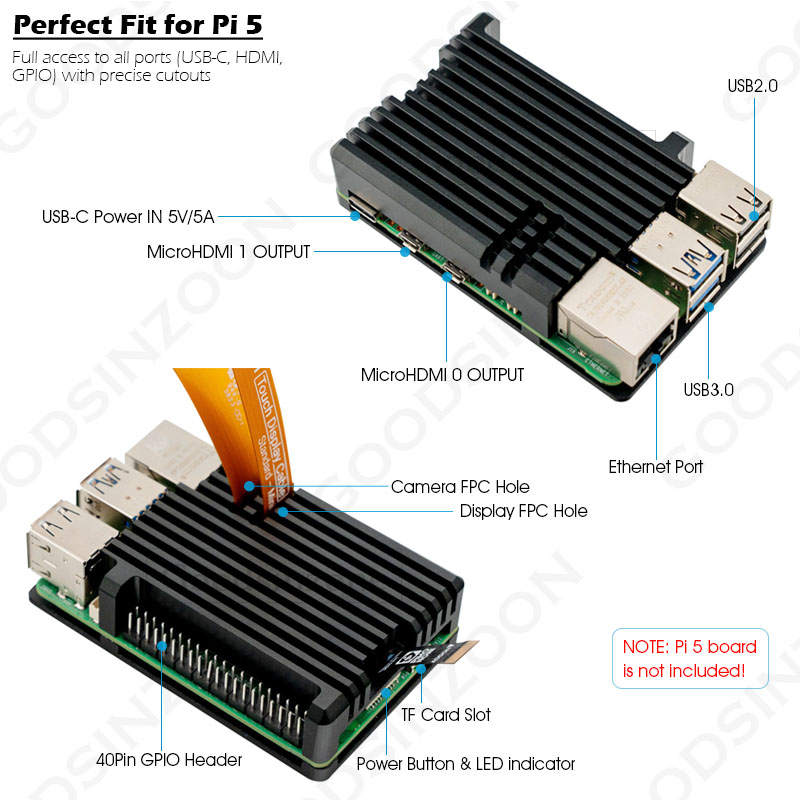 Raspberry Pi 5 Alüminyum Zırh  - Raspberry Pi 5 8Gb incelemesi ve fiyatı