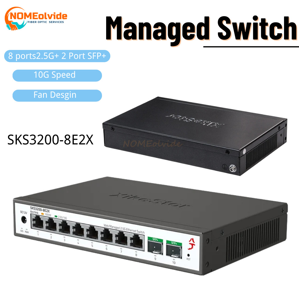 SKS3200 XikeStor 10 Portlu L2  - Sfp+ 10G Managed Switch 8 Port incelemesi ve fiyatı
